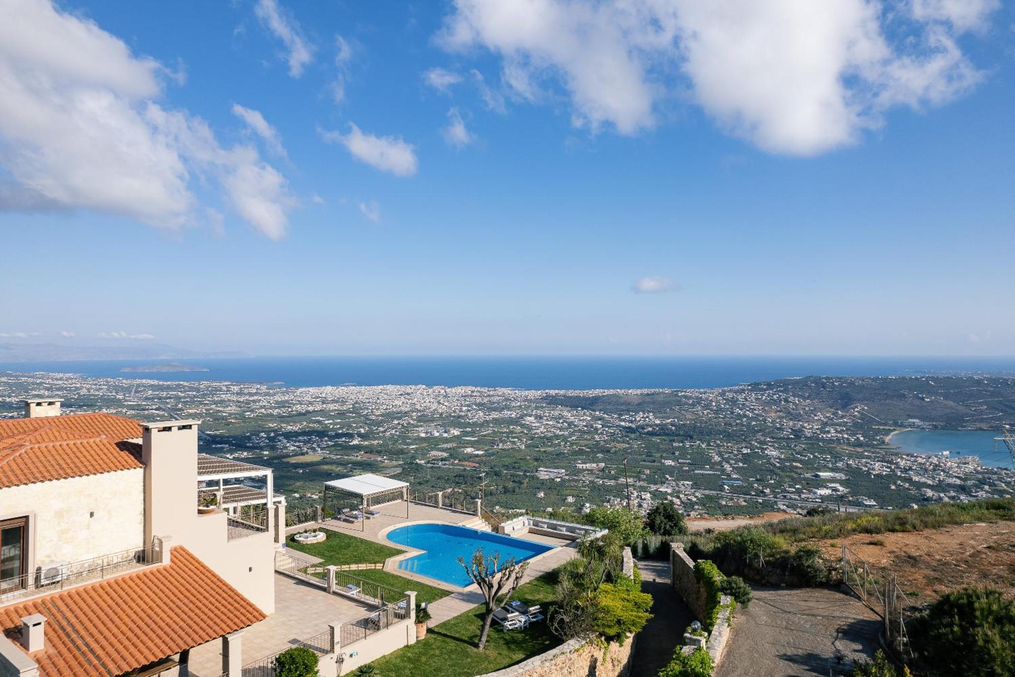 Villa Golden Hill Chania  Bagian luar foto